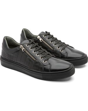 Gernie 26 Zip Low Top Sneaker - Black
