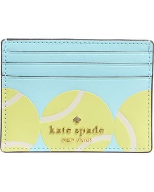 Kate Spade Grand Slam Slim Card Case - Blue