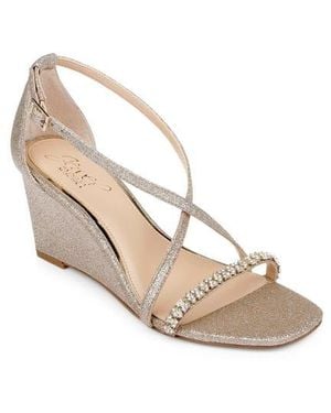 Badgley Mischka Adelynn Wedge Sandal - Natural
