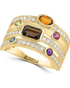 Effy Plated-Stone Statement Ring - Metallic
