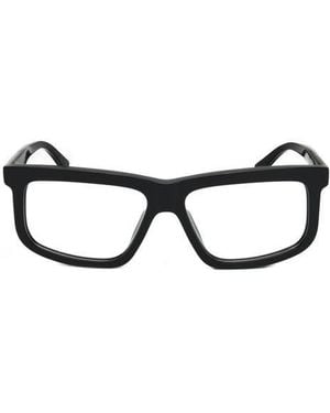 Marni 57Mm Rectangular Reading Glasses - Black