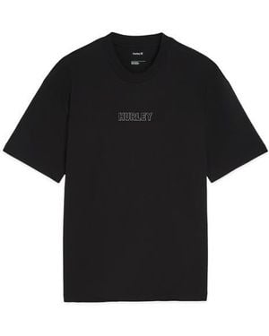 Hurley Top Arch Boxy T-Shirt - Black