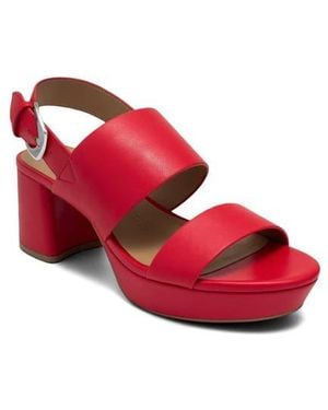 Aerosoles Camila Platform Sandal - Red