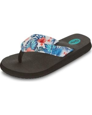 FLOOPI Isabella Yoga Flip Flop - Blue