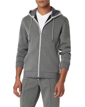 Bugatchi Full Zip Hoodie - Gray