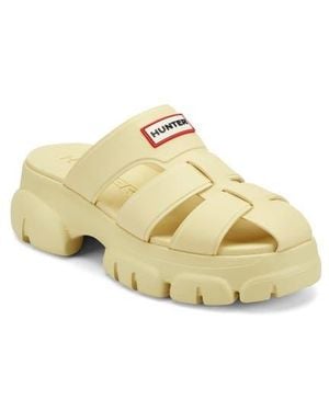 HUNTER Bonnie Lug Sole Slip-On Shoe - Metallic