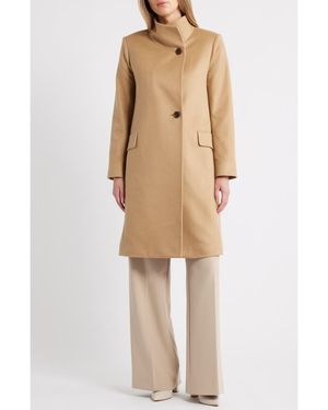 Fleurette Milly Cashmere Coat - Natural