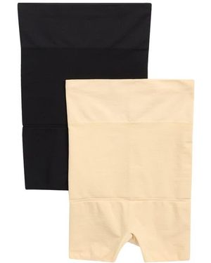Body Beautiful 2-Pack Extra High Waist Shaping Boyshorts - Multicolor