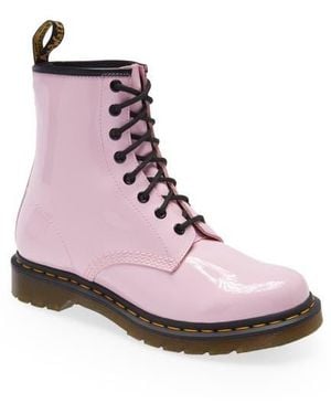 All pink doc martens best sale