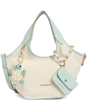 Nanette Lepore Canvas Scoop Satchel - Green