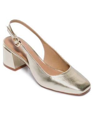 Bernardo Alexia Slingback Pump - Natural