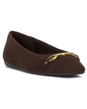 Vince Camuto Virna Square Toe Flat - Brown