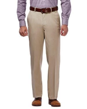 Haggar Premium No Iron Classic Fit Pant - Natural