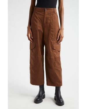 ATM Stretch Cotton Twill Cargo Pants - Brown
