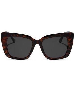 DIFF 54Mm Cat Eye Sunglasses - Black