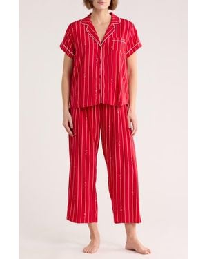 Tommy Hilfiger Woven Pajamas - Red