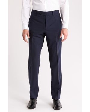 Brooks Brothers Classic Fit Wool Blend Suit Pants - Blue