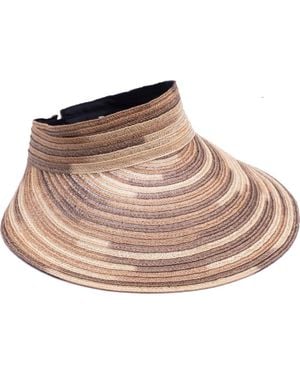 Eugenia Kim Tie Dye Wide Brim Packable Visor - Pink