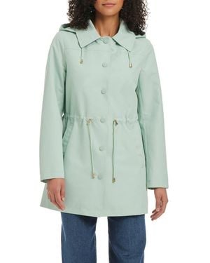 Kate Spade Magic Print Hooded Rain Jacket - Green