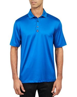 Con.struct Solid Golf Polo - Blue