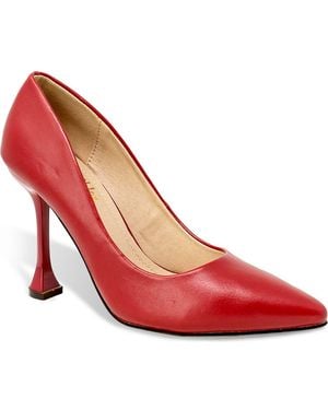 In Touch Footwear Yasmin Pointed Toe Pump - Red