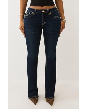TRUE RELIGION Becca Big T Flap Bootcut - Blue