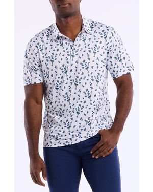 Robert Graham Drink Up Knit Polo - Blue