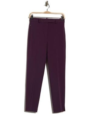 Theory High Waist Tapered Pants - Purple
