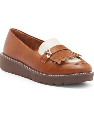 Naturalizer Expert Kilted Platform Loafer - Brown
