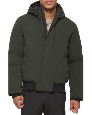 DKNY Stretch Arctic Hooded Jacket - Green