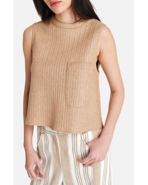 Twp Short Lived Sleeveless Hemp Top - Natural