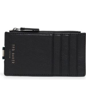 Ted Baker Slim Leather Cardholder - Black