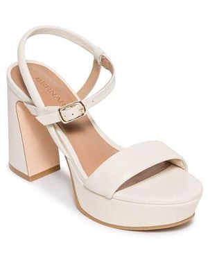 Bernardo Ventura Ankle Strap Platform Sandal - Pink