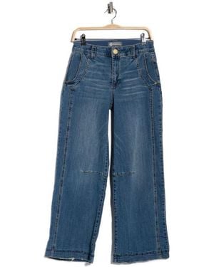 Democracy Dart Wide Leg Jeans - Blue