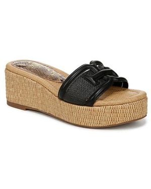 Sam Edelman Pauleena Platform Wedge Slide Sandal - Black