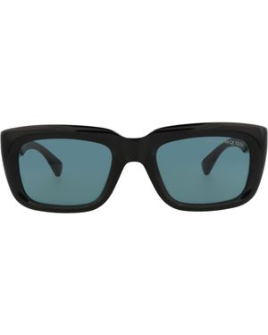 McQueen 54Mm Rectangular Sunglasses - Multicolor