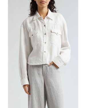Twp Cropped Og Denim Jacket - Gray