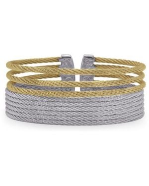 Alor Stacked Cable Cuff Bracelet - Multicolor