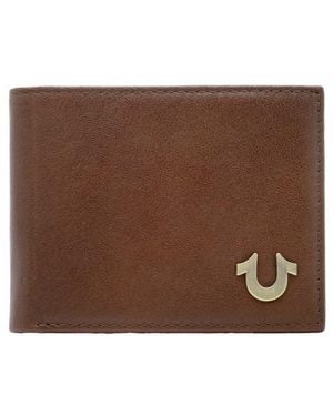 TRUE RELIGION Topaz Bifold Wallet - Brown