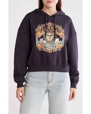 Billabong Lazy Daze Crop Hoodie - Black
