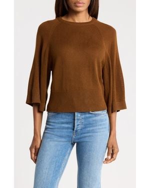 Joie Wide Sleeve Crewneck Sweater - Blue