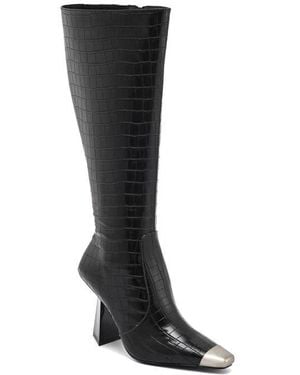 Ninety Union Jada Metal Cap Toe Tall Boot - Black