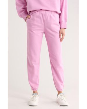 Beyond Yoga On The Go Cotton Blend Sweatpants - Pink