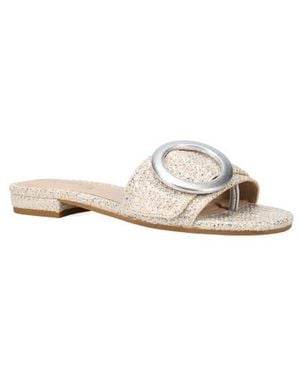 Pelle Moda Bianka Slide Sandal - Metallic
