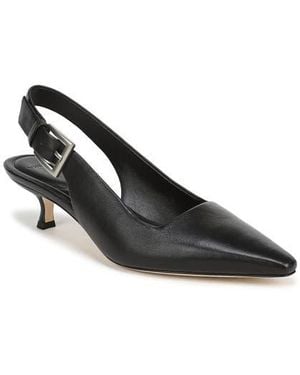 Vince Shasta Kitten Heel Slingback Pump - Black