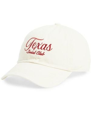 David & Young Texas Social Club Baseball Cap - White