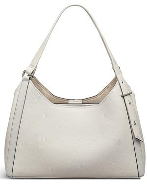 Radley Clarendon Row Leather Shoulder Bag - Gray