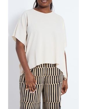 Lyssé Carmen Scarf Top - White