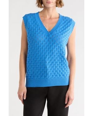 FRNCH Olarie Sweater Vest - Blue