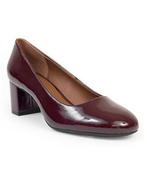Aerosoles Faux Leather Pump - Brown
